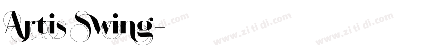 Artis Swing字体转换